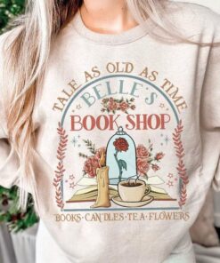 Timeless Love: Beauty and the Beast "Tale as Old as Time" Shirt for Book Lovers