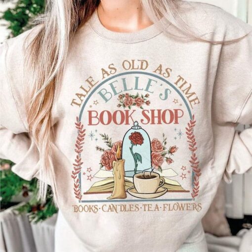 Timeless Love: Beauty and the Beast "Tale as Old as Time" Shirt for Book Lovers