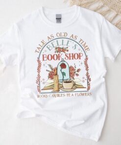 Timeless Love: Beauty and the Beast "Tale as Old as Time" Shirt for Book Lovers