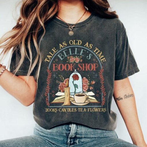 Timeless Love: Beauty and the Beast "Tale as Old as Time" Shirt for Book Lovers