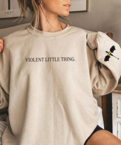 Violent Little Thing Sweatshirt - Dark Academia Unisex Shirt with Xaden Riorson Dragon Motif