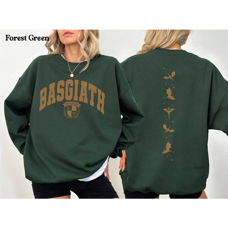 Empyrean Series Basgiath War College Double-Sided Sweater – Dragon Rider Sweatshirt