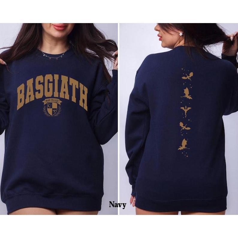 Empyrean Series Basgiath War College Double-Sided Sweater – Dragon Rider Sweatshirt