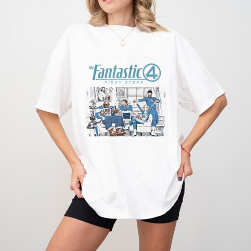 Fantastic Four "First Steps" Shirt - Superhero Sweatshirt for Fans