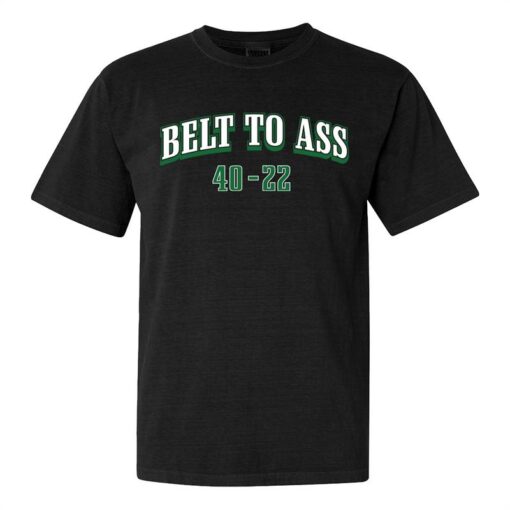 Belt To Ass Champions LIX Tee - 2025 Birds Gang Conference Champs Hoodie