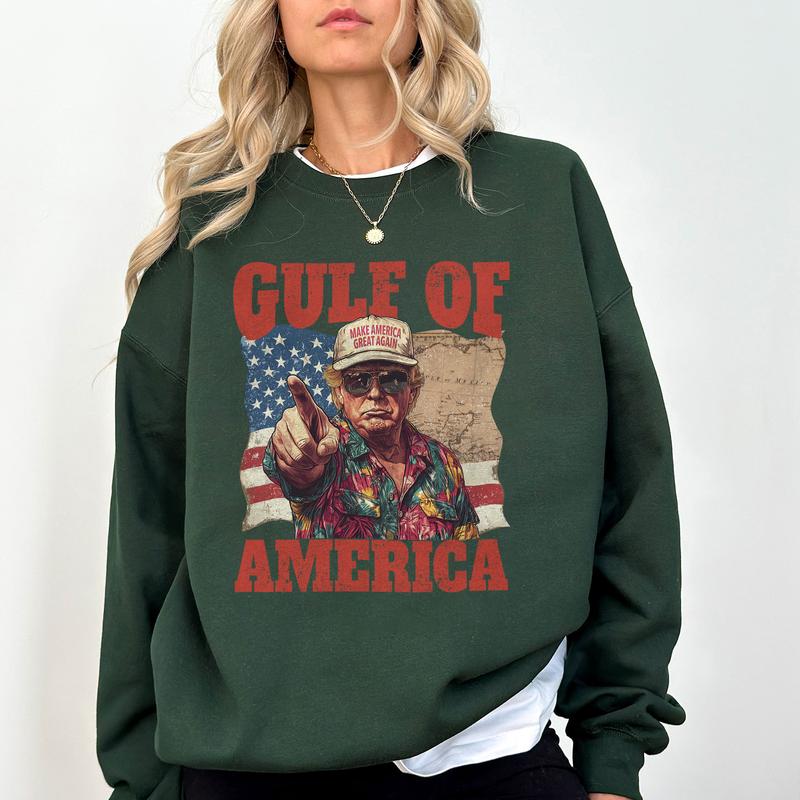 Funny Trump Gulf of America Shirt - Viral Humor Meets Political Commentary