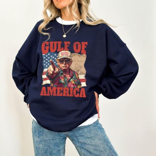 Funny Trump Gulf of America Shirt - Viral Humor Meets Political Commentary