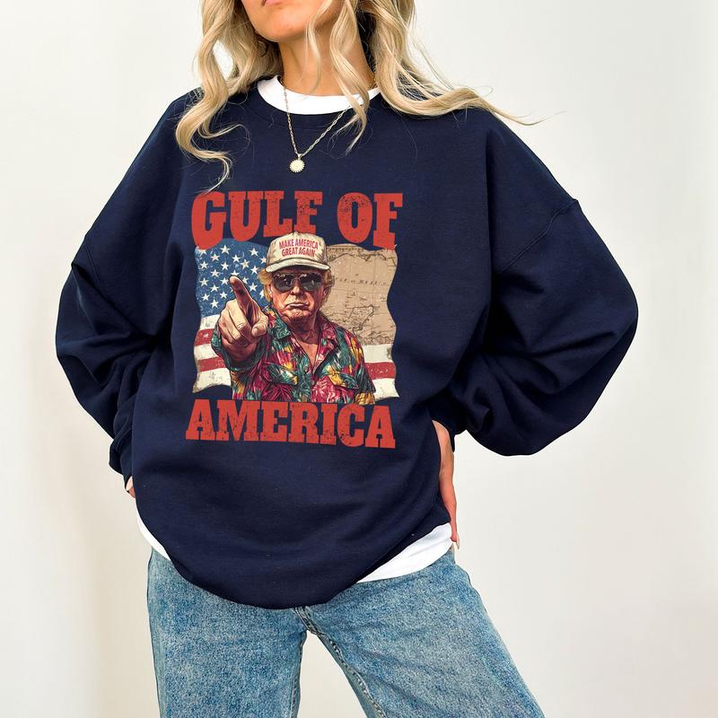 Funny Trump Gulf of America Shirt - Viral Humor Meets Political Commentary