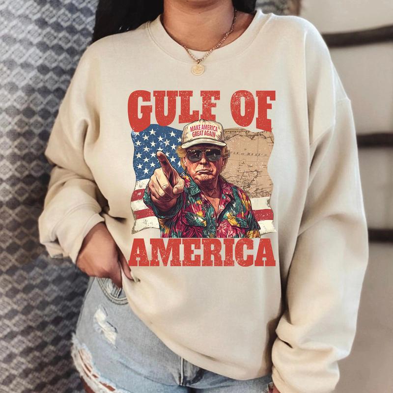 Funny Trump Gulf of America Shirt - Viral Humor Meets Political Commentary