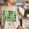 Extra Lucky This Year Sweatshirt - St. Patrick's Day Pregnancy Announcement - Mom to Be Shamrock Shirt