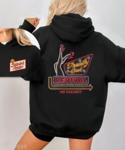 NO VACANCY Retro Hoodie for Music Lovers - Oversized Cotton Pullover