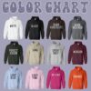 NO VACANCY Retro Hoodie for Music Lovers - Oversized Cotton Pullover