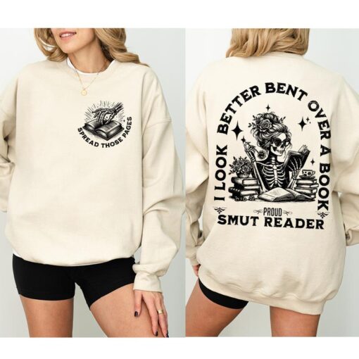 Sassy Smut Reader Sweatshirt | Funny Reading Gift for Book Lovers