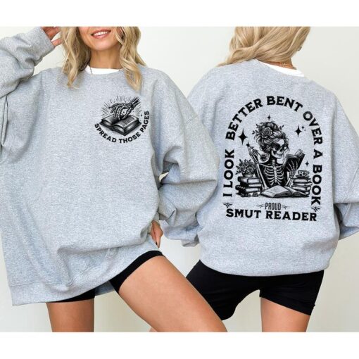 Sassy Smut Reader Sweatshirt | Funny Reading Gift for Book Lovers