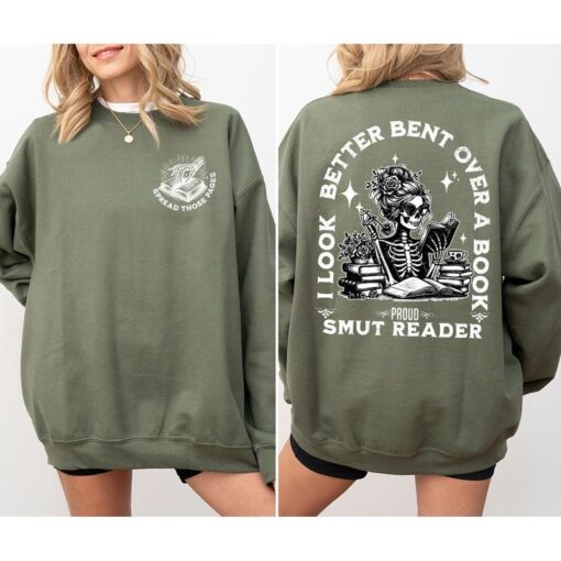 Sassy Smut Reader Sweatshirt | Funny Reading Gift for Book Lovers