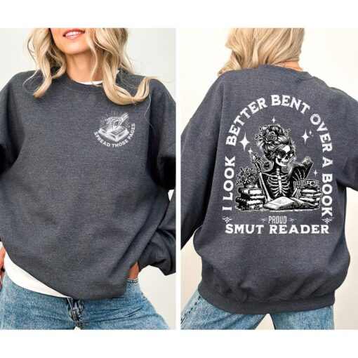 Sassy Smut Reader Sweatshirt | Funny Reading Gift for Book Lovers