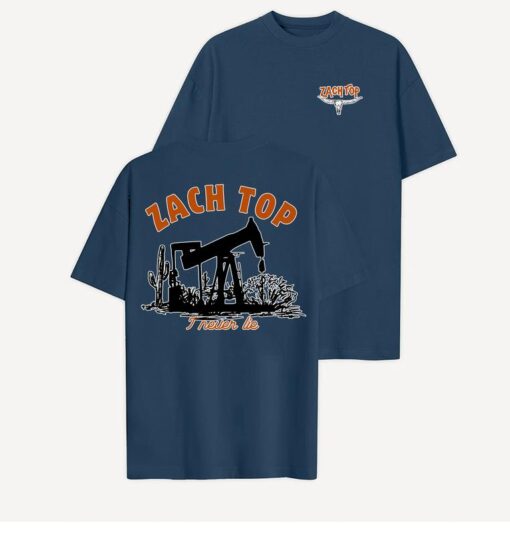 Zachh Top "I Never Lie" Country Music Shirt - Authentic Concert Merch in Full Sizes