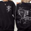 Middle Earth Map Hoodie - JRR Tolkien Lord of the Rings Sweatshirt