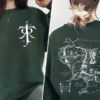 Middle Earth Map Hoodie - JRR Tolkien Lord of the Rings Sweatshirt